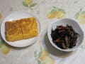 [93]ひじきの煮物と厚焼き卵.JPG