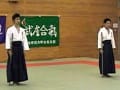 ●平成二十四年度三大学合同合気道演武会・６　熊本学園大学　杖技