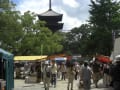 8月21日　京都　東寺、弘法さんの市風景