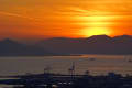 黄金の海・夕映えの広島湾　170128