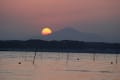 霞ヶ浦　夕景