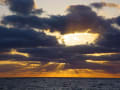 [40]増毛町の夕焼け空「海と雲」