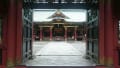 根津神社 曇り空