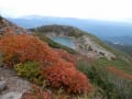 御嶽山*紅葉と初冠雪