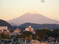 夜明けあとの富士山、湘南平、箱根