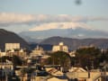 １月３１日（土）７時、平塚東海岸からの富士山、湘南平、箱根