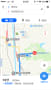 伏見稲荷の前の通りは、南→北への 一通 なのね(~_~;) ヤフーmapのナビを無視して進んだ悪い結果(左の写真はイイ結果。京都タワーが綺麗に見えた場所。