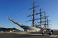 帆船日本丸と暮れ行く広島港　151024、25