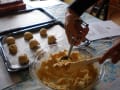 white chocolate & peanut butter cookies