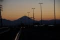 秋空の富士山