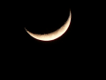 三日月　昨日・今日