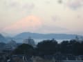 １２月２１日（日）７時の富士山、湘南平、箱根です
