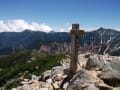 鷲羽岳頂上からの風景