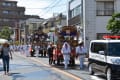 8月6日（日）晴、本牧神社の祭り、町内神輿渡御、印象。