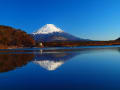 ２月の精進湖から・・・冨士