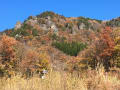 「晩秋霊山」