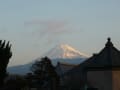 朝の散歩（富士山）