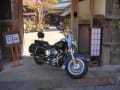 Harley-Davidson was parked at Traditional Folk House