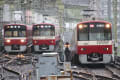 雨の京急電車