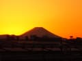 跨線橋から富士山