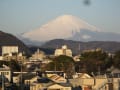 ２月１４日（土）７時の平塚・東海岸からの富士山・湘南平・箱根