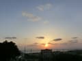 久しぶりに夕陽が綺麗でした！自宅から・・