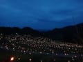 大山千枚田の夜祭り