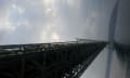 神戸市垂水区の明石大橋の下