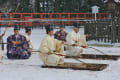 [10]上賀茂神社、武射神事の雪