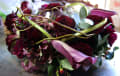 [9]Burgundy wreath flower