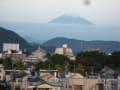 今朝の富士山。