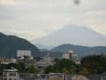 5日午前7時の富士山です