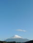 富士山に初冠雪