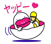 LINEスタンプ　”KISSSKI～キススキ大好き Part 1の１”