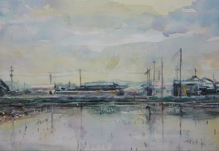 梅雨空 よしひこ 水彩画１０００枚の絵