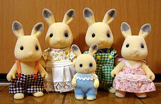 シルバニアファミリー「Spotted Rabbit Family」 - のりこのお部屋