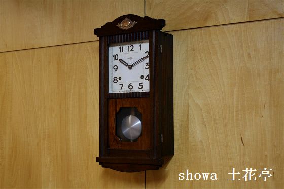 精工舎 角型文字盤柱時計／昭和10～20年代 - 古物商 showa 土花亭