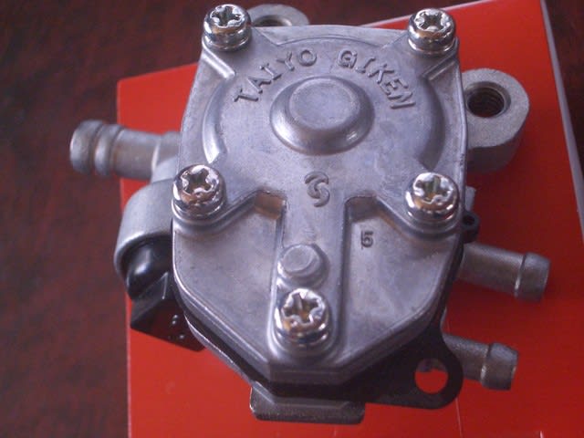 ヤマハ3kjガソリン負圧コック交換 オヤジのバイクいじり