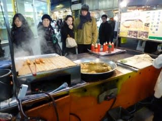 ミョンドンの露店