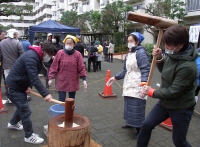 大人餅つき