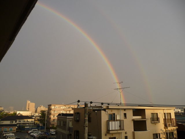 今さっき虹を見ました ゆっくりゆったり ゴロゴロとアセンションへ