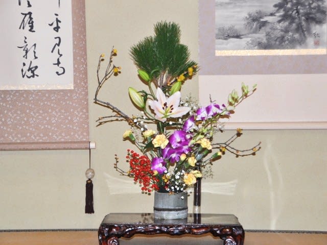 お正月のお飾り 門松の作り方 ミニ門松 明日という日に向かって