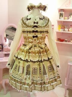 Angelic Pretty Sweet Cream House襟付きJSK