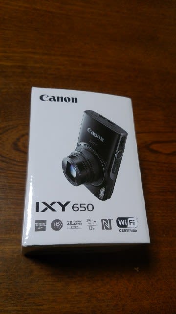 Canon IXY 650 開封の儀 - ポンコツおじさん Canon IXY 650 開封の儀 - ポンコツおじさん