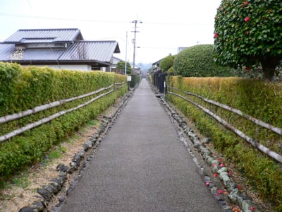 竹の生垣と門 わが庵は 都の辰巳 しかぞすむ 通り土間と薪ストーブの家作り記