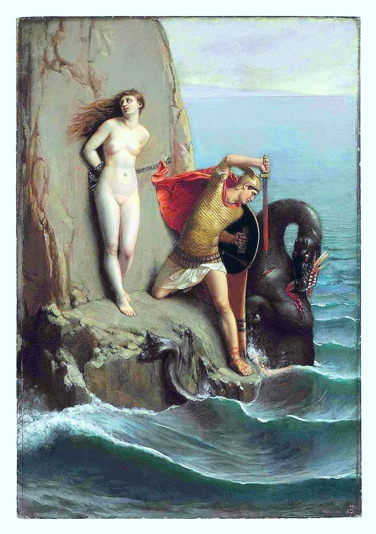 Perseus and Andromeda 【Louis Matout　】1884