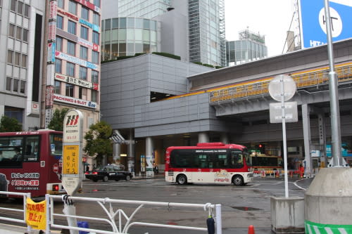 渋谷駅南口 はとバスの停留所 バスターミナルなブログ