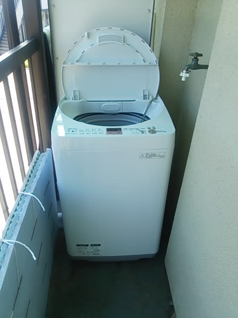 縦型全自動洗濯機 ベランダに設置 電気屋さんの独り言