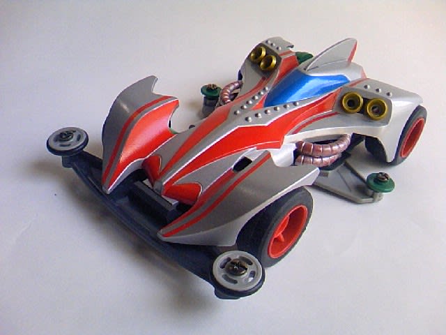 プラモ制作 タミヤ ミニ四駆 レイスティンガー 5 メモ帳