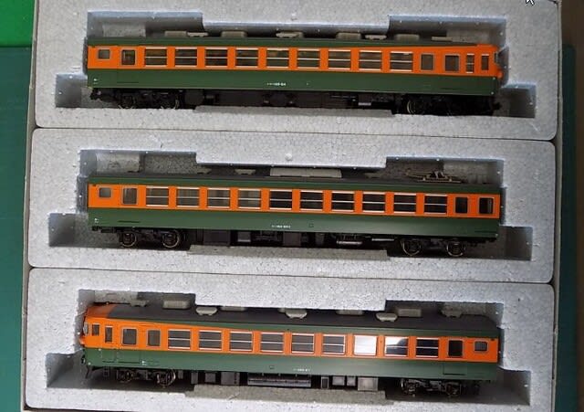 KATO HOゲージ 165系 急行形電車 増結 3両セット 3-506 鉄道模型 電車( 未使用品) 